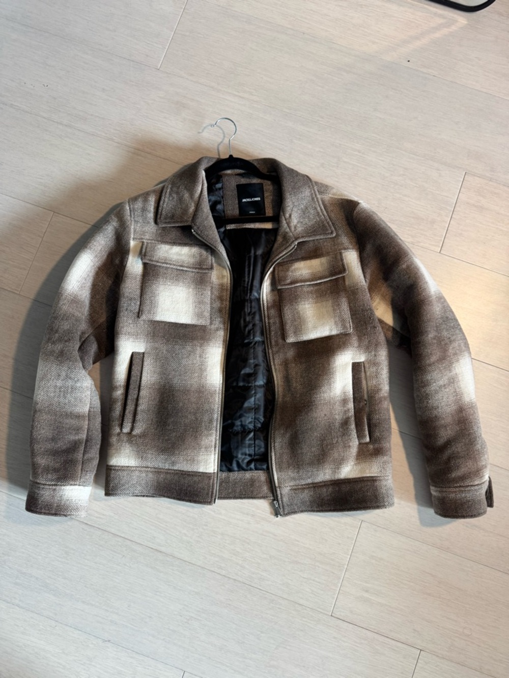 Jack & Jones Brown Gradient Shirt Jacket